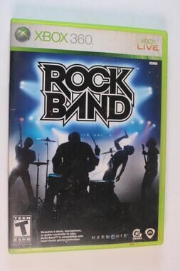 Rock Band (Microsoft Xbox 360) Authentic, Tested/works